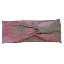 Bandeau twisté à l’avant avec décor d’un motif tie dye éclatant