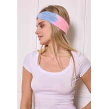 Bandeau twisté à l’avant avec décor d’un motif tie dye éclatant