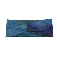 Bandeau twisté à l’avant avec décor d’un motif tie dye éclatant