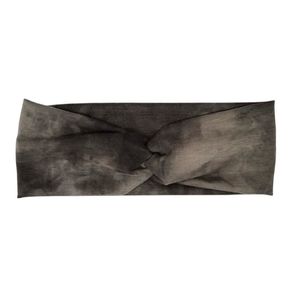 Bandeau twisté à l’avant avec décor d’un motif tie dye éclatant