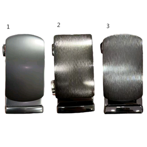 Ceinture en cuir de vachette avec boucle simple automatique en métal