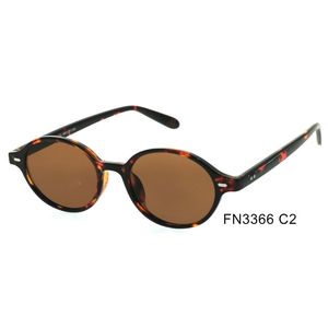 Lunettes de soleil femme de forme ronde avec des verres teintés