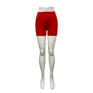 Short près du corps en viscose stretch uni et doux pour femme