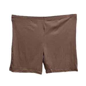 Short près du corps en viscose stretch uni et doux pour femme
