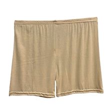 Short près du corps en viscose stretch uni et doux pour femme