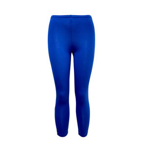 Legging d'une coupe capri fait de tissu uni en viscose stretch