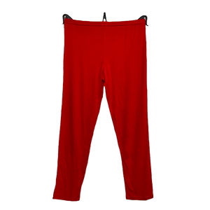 Legging d'une coupe capri fait de tissu uni en viscose stretch