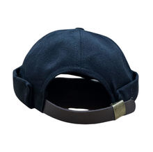 Casquette docker sans visière en coton uni avec revers FASHION - 3 pièces