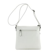 Sac à bandoulière zippé avec poche frontale à rabat pression