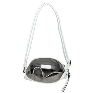 Sac à bandoulière zippé avec poche frontale à rabat pression