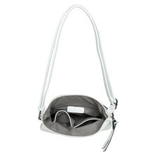 Sac à bandoulière zippé avec poche frontale à rabat pression