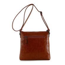 Sac à bandoulière zippé avec poche frontale à rabat pression