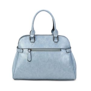 Sac à main cabas avec un décor frontal à anneau métallique