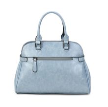 Sac à main cabas avec un décor frontal à anneau métallique