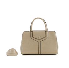 Sac à main rectangulaire zippé et un petit rabat frontal aimanté