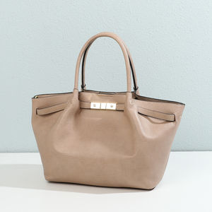 Sac cabas 2-en-1 fermoir doré avec pochette intérieure amovible