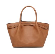 Sac cabas 2-en-1 fermoir doré avec pochette intérieure amovible