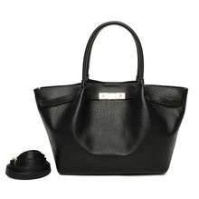 Sac cabas 2-en-1 fermoir doré avec pochette intérieure amovible