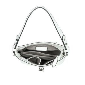 Sac à main hobo en simili cuir avec un pendentif à fermoir toggle