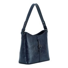 Sac à main hobo en simili cuir avec un pendentif à fermoir toggle