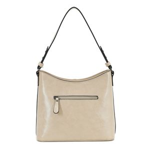 Sac à main hobo en simili cuir avec un pendentif à fermoir toggle