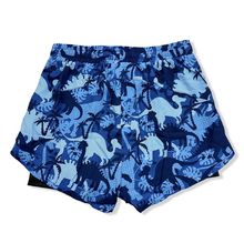 Short de sport homme avec imprimé et boxer intérieure intégré