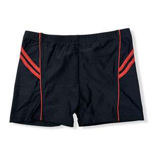 Maillot de bain boxer pour adolescent avec deux bandes asymétriques