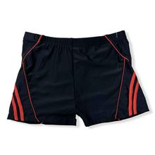 Maillot de bain boxer pour adolescent à fines rayures obliques latérales