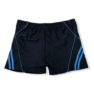 Maillot de bain boxer pour adolescent à fines rayures obliques latérales