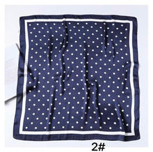 Foulard carré au toucher soie avec motif à pois charmant - 3 pièces
