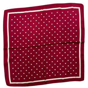 Foulard carré au toucher soie avec motif à pois charmant - 3 pièces