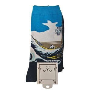 Chaussettes en coton motifs inspirés d'œuvres d'art célèbres