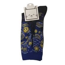 Chaussettes en coton motifs inspirés d'œuvres d'art célèbres