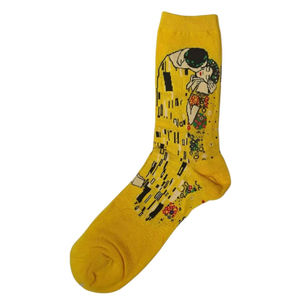Chaussettes en coton motifs inspirés d'œuvres d'art célèbres