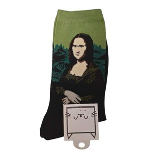 Chaussettes en coton motifs inspirés d'œuvres d'art célèbres