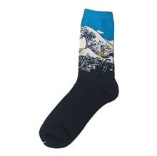 Chaussettes en coton motifs inspirés d'œuvres d'art célèbres