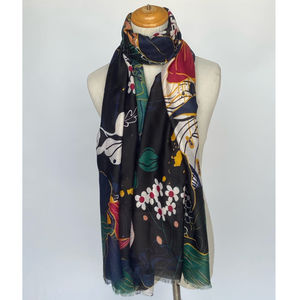 Écharpe florale élégante – collection couleurs d’art
