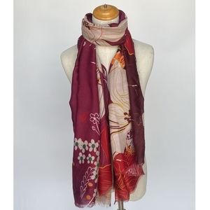 Écharpe florale élégante – collection couleurs d’art