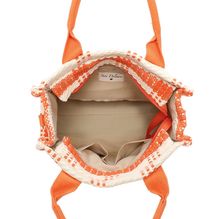 Sac fourre-tout attrayant avec un motif à carreaux épais