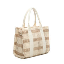 Sac fourre-tout attrayant avec un motif à carreaux épais