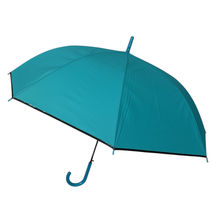 Parapluie canne à ouverture automatique de couleur unie