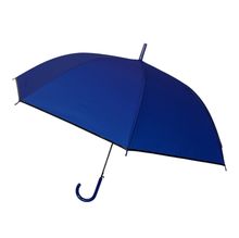 Parapluie canne à ouverture automatique de couleur unie