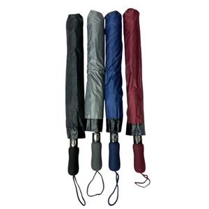 Parapluie pliant coloris uni avec ouverture automatique