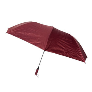 Parapluie pliant coloris uni avec ouverture automatique