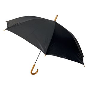 Parapluie canne ouverture automatique avec poignée en bois