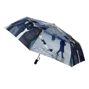 Parapluie télescopique et automatique imprimé oeuvres d'art