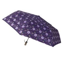 Parapluie pliant automatique avec imprimé de motifs floraux