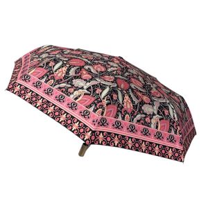Parapluie pliant automatique imprimé avec des motifs paisley