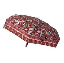 Parapluie pliant automatique imprimé avec des motifs paisley