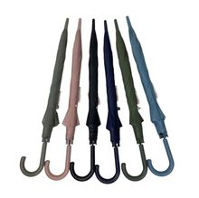 Parapluie type canne en toile unie à ouverture automatique